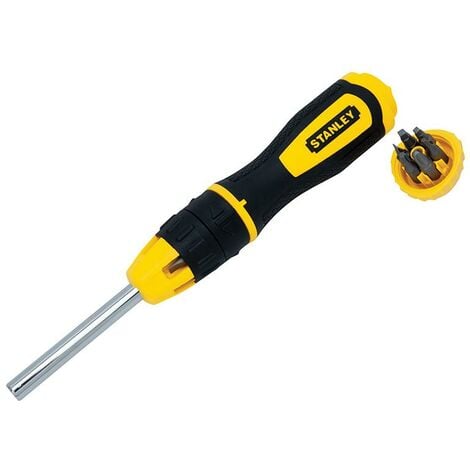 Stanley Tools Multibit Ratchet Screwdriver &10 Bits