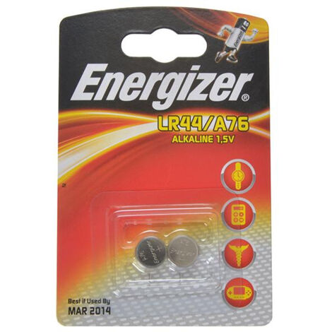 LR44 Coin Alkaline Batteries Pack of 2 ENGLR44B2