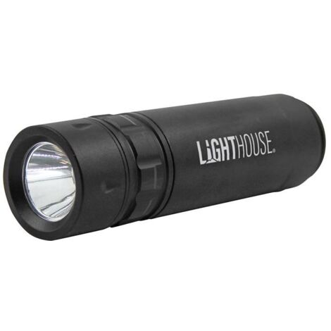 Lighthouse Rechargeable LED Pocket Torch with 120 Lumens - Compact, Portable, USB Charging