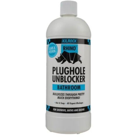 Rhino Bathroom Heavy-Duty Drain Unblocker 1 Litre KILRHINOBATH