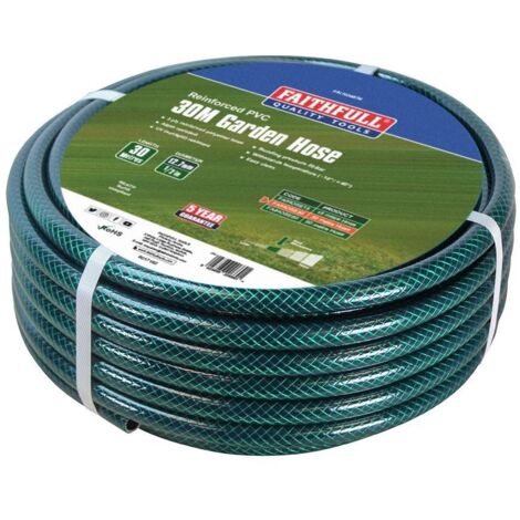 Faithfull PVC Reinforced Hose 30m 12.5mm (1/2in) Diameter FAIHOSE30