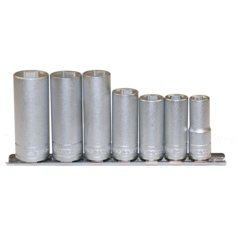 Teng M3807 M3807 Socket Clip Rail Set of 7 Metric 3/8in Drive TENM3807