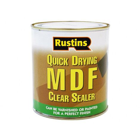 Rustins MDFS500 Quick Drying MDF Sealer Clear 500ml RUSMDFCS500