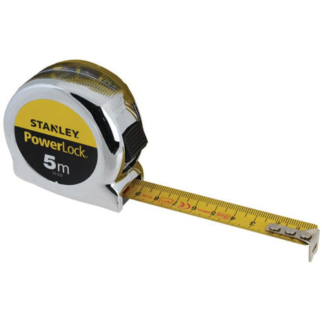 Stanley Powerlock Classic Pocket Tape 5M, 19mm Width