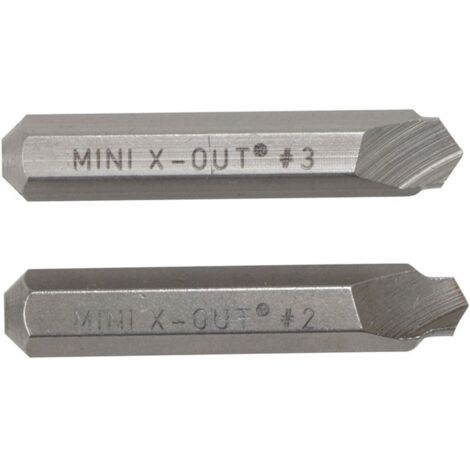 BOA 17020 Mini X-Out Screw Extractors Wood Screw Sizes No.6-10 BOAMINIX (1/3)