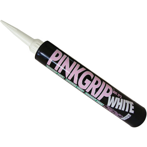 Everbuild PINKWE Pinkgrip Solvent-Free White 380ml EVBWHITEGRIP