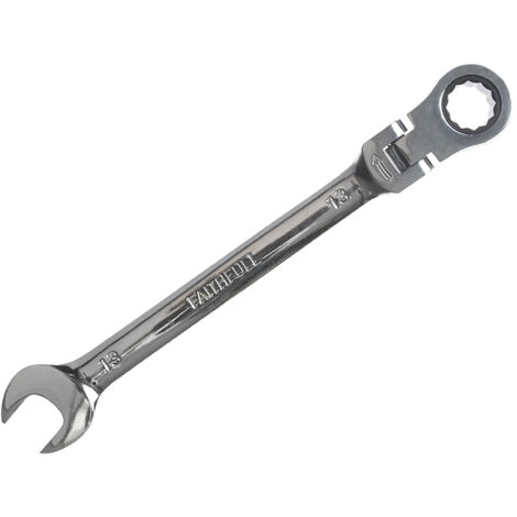 Faithfull SJW6113 Ratchet Combination Spanner Flex Head CV 13mm FAISPARAT13