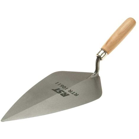 London Pattern Brick Trowel Wooden Handle 10in RST10610