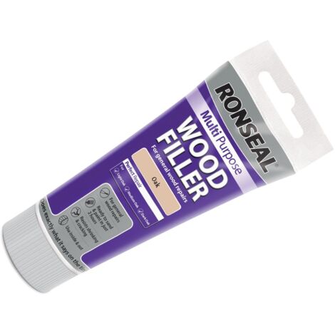 Ronseal Multipurpose Wood Filler Tube Oak 100g RSLMPWFO100G