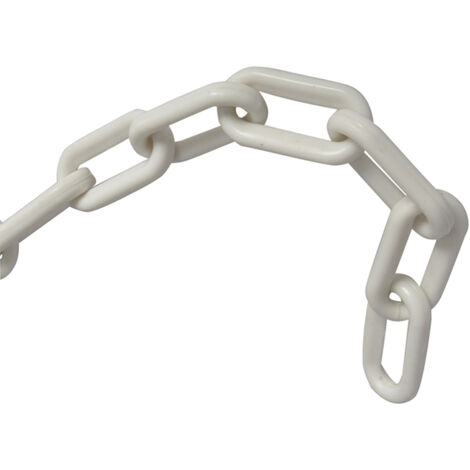 Faithfull Plastic Chain 8mm x 12.5m White FAICHPLW812C