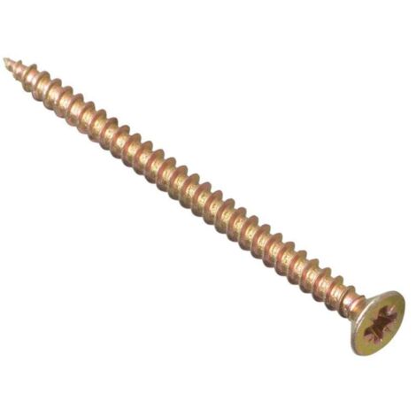 ForgeFix MPS470Y Multi-Purpose Pozi Compatible Screw CSK ST ZYP 4.0 x 70mm Box 200 FORMPS470Y