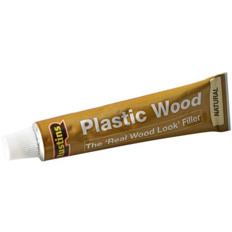 Plastic Wood Tube Natural 20g