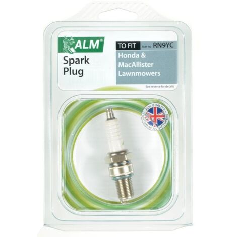 Premium ALM RN9YC Spark Plug Compatible with Most Honda and MacAllister Lawn Mowers (1/2)