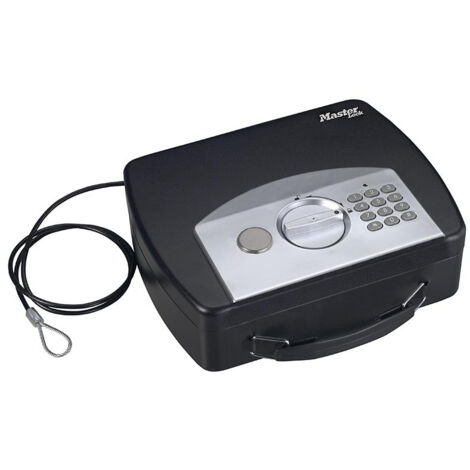 Portable Digital Safe with Cable for On-the-Go Security