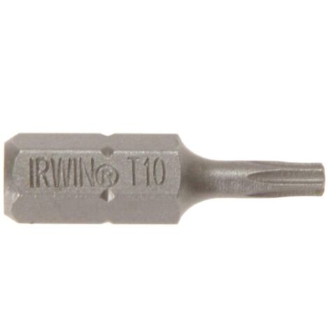 IRWIN Screwdriver Bits Torx Tx10 x 25mm (1/2)
