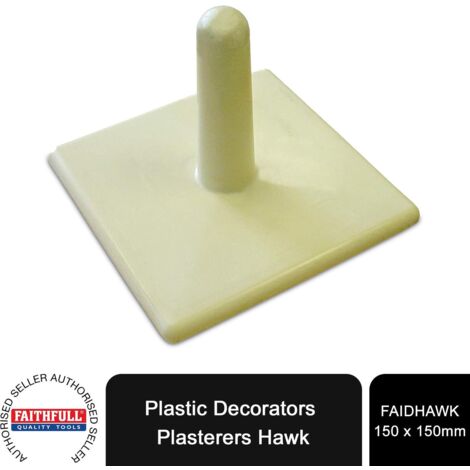 Faithfull Plastic Decorator Hawk 150 x 150 mm (6 x 6 in) HAW150 (1/4)