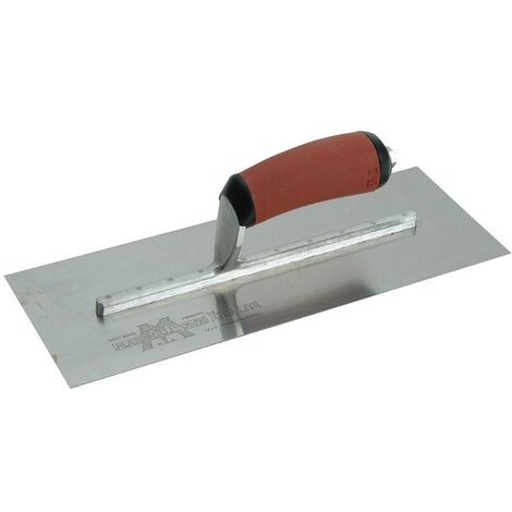 Marshalltown MXS13DSS 13 x 5in DuraSoft Plasterer's Finishing Trowel with Stainless Spring Steel Blade and Aluminium Mounting