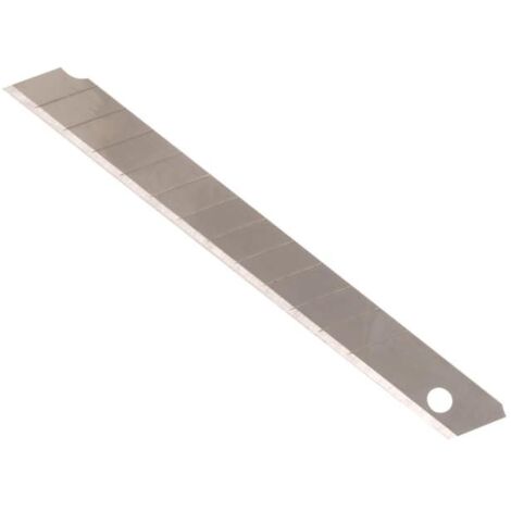 Stanley Replacement Break-Off Blades 9mm, Pack of 100, with 12 Break Points, Suitable for L85xB9xS0.43mm Tools, Includes 10 Dispenser Units