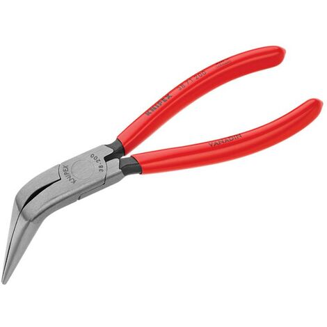 KNIPEX 38 71 200 Mechanics' Pliers plastic coated black atramentized 200 mm