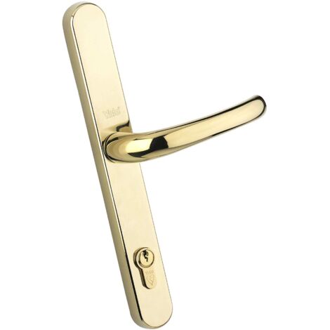 Yale Locks P-PVC-RH-PGF Retro Door Handle PVCu Polished PVD Gold Finish YALPPVCRHPGF