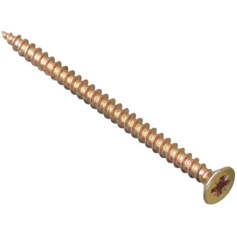 ForgeFix MPS460Y Multi-Purpose Pozi Compatible Screw CSK ST ZYP 4.0 x 60mm Box 200 FORMPS460Y