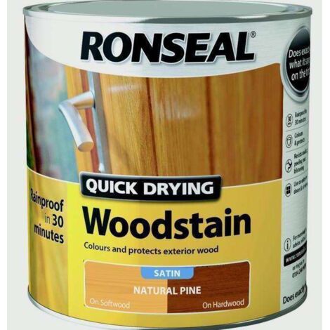 Ronseal 30944 Quick Drying Woodstain Satin Mahogany 2.5 litre RSLQDWSM25L