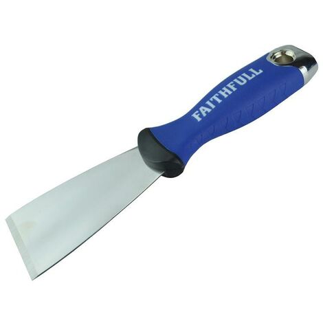 Faithfull Soft Grip Stripping Knife with 50mm Blade for Precise Material Removal