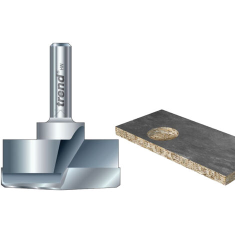Trend T421/35 x 1/4 TCT Hinge Sinking Bit 35mm Diameter TRET4213514T