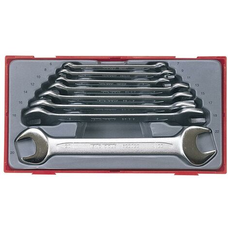 Teng 8 Piece Metric Open End Spanner Set (1/3)