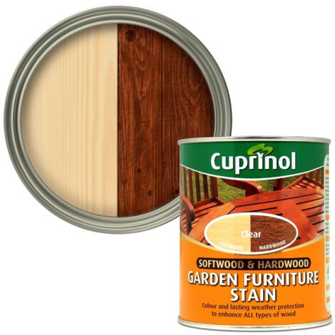 Cuprinol Softwood & Hardwood Garden Furniture Stain Clear 750ml