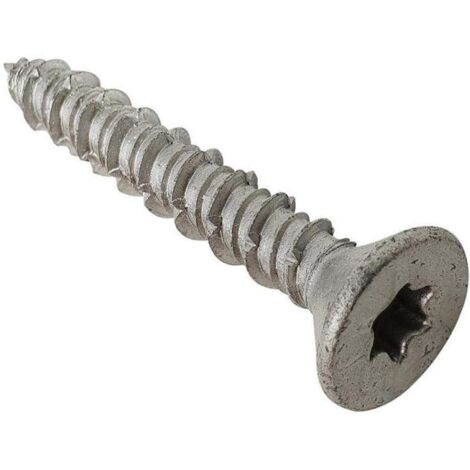 ForgeFix TFMSCT6345 TechFast Masonry Screw TORX Compatible CSK 6.3 x 45mm (Box 100) FORTFMC6345