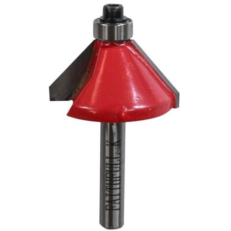 Faithfull Router Bit TCT 45° Chamfer 1/4in Shank FAIRB81 (1/4)