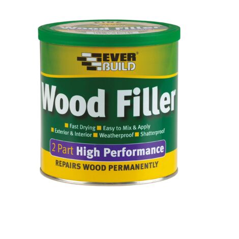 Everbuild 2PPINE05 2-Part High-Performance Wood Filler Pine 500g EVBHPWFP500