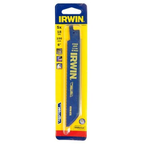 Sabre Saw Blade 618R 150mm Metal Cutting Pack of 5