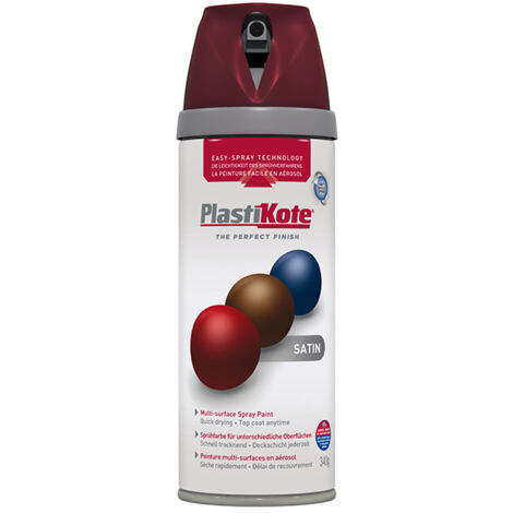 PlastiKote 440.0022105.076 Twist & Spray Satin Wine Red 400ml PKT22105