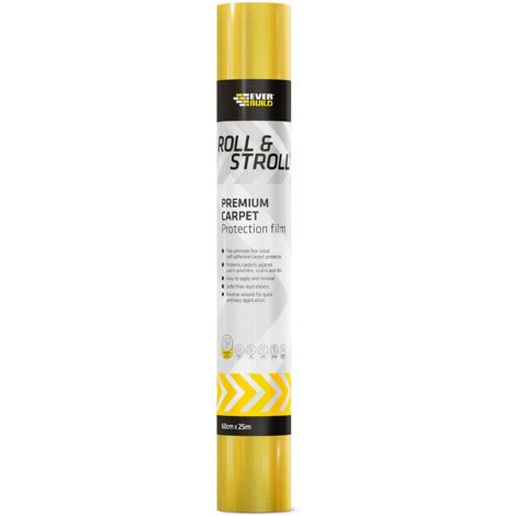Everbuild ROLL75 Roll & Stroll Premium Carpet Protector 600mm x 75m EVBROLL75
