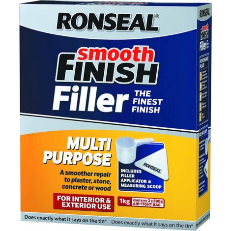 Ronseal Smooth Finish Multipurpose Wall Powder Filler 1kg RSLMPPF1KG