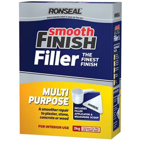 Ronseal Smooth Finish Multipurpose Wall Powder Filler 2kg RSLMPPF2KG