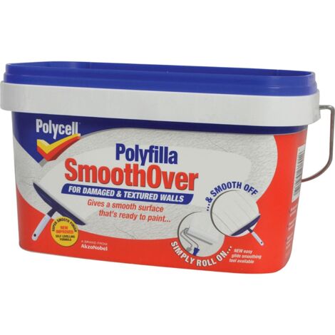 Polycell 5190661 SmoothOver Damaged / Textured Walls 2.5 litre PLCSODTW25L