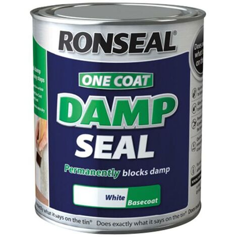Ronseal 36958 One Coat Damp Seal White 2.5 litre RSLOCDSW25L