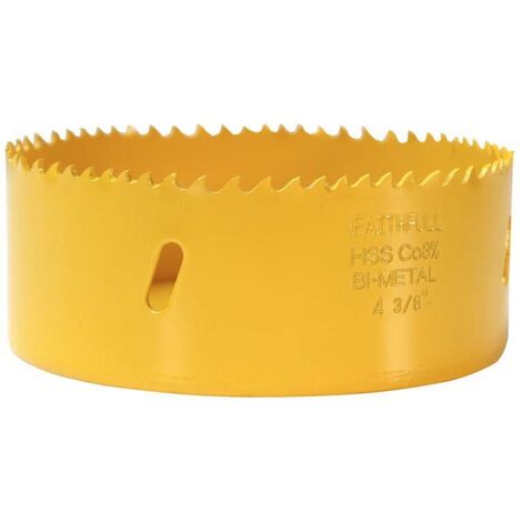 Faithfull Varipitch Bi-Metal Holesaw 114mm HSS Teeth Variable Pitch FAIHSVP114