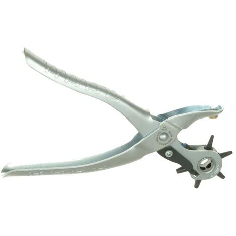 Maun 2230-200 Revolving Punch Pliers, 200mm (8.1/4 inch), Heavy-Duty Steel, Model MAU2230200