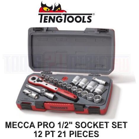 Teng T1221 Socket Set Of 21 Metric 1/2In Drive (1/3)