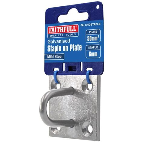 Faithfull 51322GE Staple On Plate - Galvanised FAICHGSTAPLE