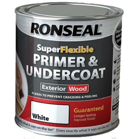 Ronseal 36466 Superflexible Primer & Undercoat White 750ml RSLEWPWHI750