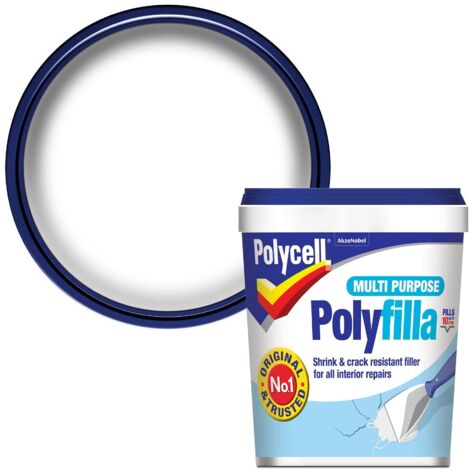 Polycell 5084941 Multipurpose Polyfilla Ready Mixed 1kg PLCMPPR1KGS