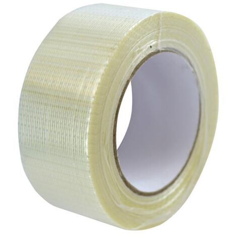 Faithfull 00025050TB6 Reinforced Crossweave Tape 50mm x 50m FAITAPECROSS