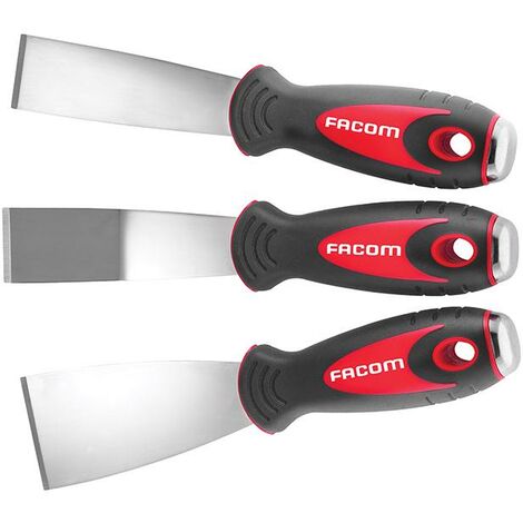 Facom 235.J1 Stainless Steel Scraper Set, 3-Piece