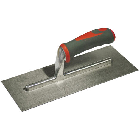 Faithfull Plasterer's Finishing Trowel Stainless Steel Soft Grip Handle 11 x 4.3/4in FAISGTP11SS