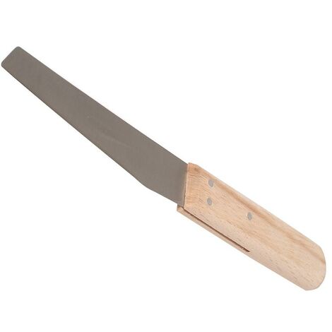 Faithfull Shoe Knife 115mm (4.1/2 inch) with Beech Handle for Precise Shoe Repair and Leatherwork (1/3)